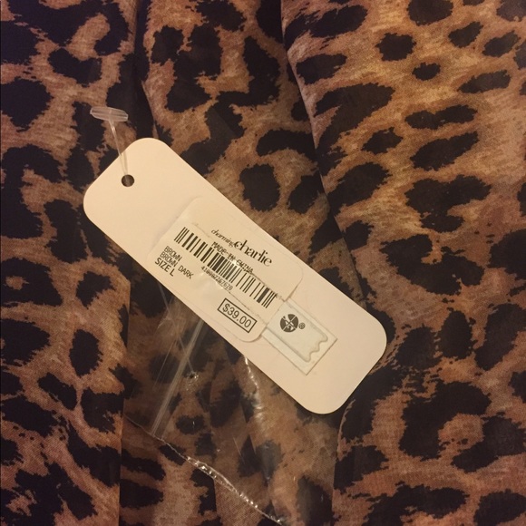 NWT Charming Charlie "Zora" Leopard Print Dress - Picture 8 of 8